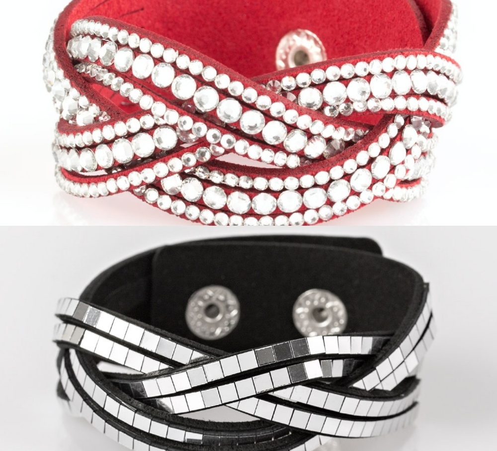 Paparazzi snap Bracelet each red or black